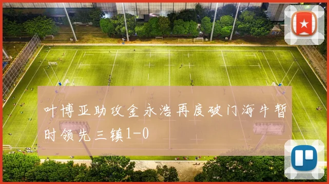 叶博亚助攻金永浩再度破门海牛暂时领先三镇1-0